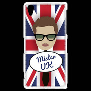 Coque Sony Xperia Z2 Mister UK Chatain