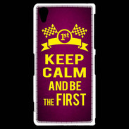Coque Sony Xperia Z2 Keep Calm and Be the First Rose