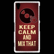 Coque Sony Xperia Z2 Keep Calm and Mix That Rouge