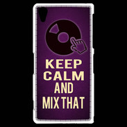 Coque Sony Xperia Z2 Keep Calm and Mix That Violet