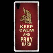 Coque Sony Xperia Z2 Keep Calm and Pray Muslim Rouge