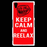 Coque Sony Xperia Z2 Keep Calm and Reelax Rouge