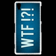 Coque Sony Xperia Z2 WTF bleu ZG