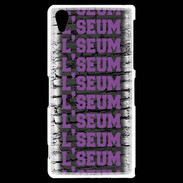 Coque Sony Xperia Z2 L'seum violet