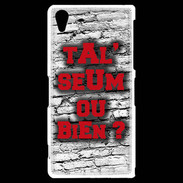 Coque Sony Xperia Z2 Ta l'seum ou bien Rouge