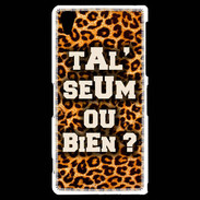 Coque Sony Xperia Z2 Ta l'seum ou bien Léopard