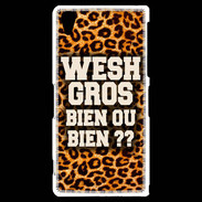 Coque Sony Xperia Z2 Wesh Gros Léopard