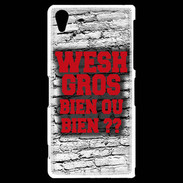 Coque Sony Xperia Z2 Wesh Gros Rouge
