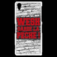 Coque Sony Xperia Z2 Wesh garde la pèche Rouge