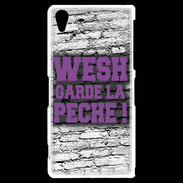 Coque Sony Xperia Z2 Wesh garde la pèche Violet