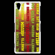 Coque Sony Xperia Z2 Wesh Vert Jaune Sun