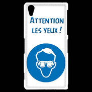 Coque Sony Xperia Z2 Attention les yeux PR