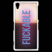 Coque Sony Xperia Z2 Fuckable bleu ZG