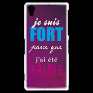 Coque Sony Xperia Z2 Fort et faible ZG