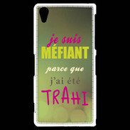Coque Sony Xperia Z2 Méfiant trahis ZG