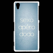 Coque Sony Xperia Z2 Sexo Apéro Dodo Bleu ZG