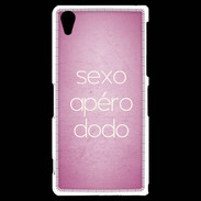 Coque Sony Xperia Z2 Sexo Apéro Dodo rose ZG