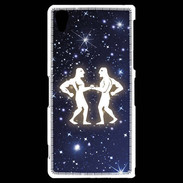 Coque Sony Xperia Z2 zodiaque gémeaux