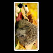 Coque Sony Xperia Z3 Compact Automne et Hérisson
