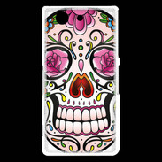 Coque Sony Xperia Z3 Compact Tête de mort design et coloré