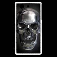 Coque Sony Xperia Z3 Compact Tête de mort en métal