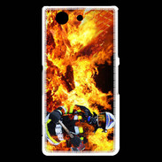 Coque Sony Xperia Z3 Compact Pompier soldat du feu