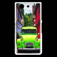 Coque Sony Xperia Z3 Compact 2cv verte de collection