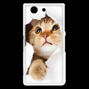 Coque Sony Xperia Z3 Compact Chaton caché