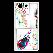 Coque Sony Xperia Z3 Compact Abstract musique