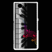 Coque Sony Xperia Z3 Compact Note de musique et piano 1