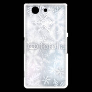 Coque Sony Xperia Z3 Compact Etoiles de neige