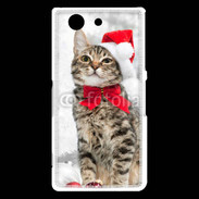 Coque Sony Xperia Z3 Compact Chat Noël 2