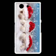 Coque Sony Xperia Z3 Compact 3 chatons Noël