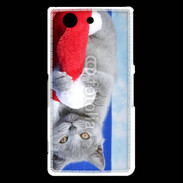 Coque Sony Xperia Z3 Compact Chat Noël 6