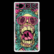 Coque Sony Xperia Z3 Compact Tête de mort Popstar