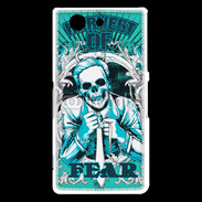 Coque Sony Xperia Z3 Compact Tête de Mort Harvest of fear