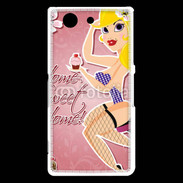 Coque Sony Xperia Z3 Compact Dessin femme sexy style Betty Boop