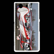 Coque Sony Xperia Z3 Compact Biplan rouge et blanc 10