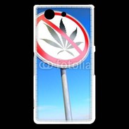 Coque Sony Xperia Z3 Compact Interdiction de cannabis