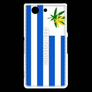 Coque Sony Xperia Z3 Compact Drapeau Uruguay cannabis 2