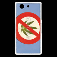Coque Sony Xperia Z3 Compact Interdiction de cannabis 3