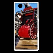 Coque Sony Xperia Z3 Compact Pompiers Rangement matériel fin d'incendie