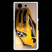 Coque Sony Xperia Z3 Compact Belle voiture jaune et noire