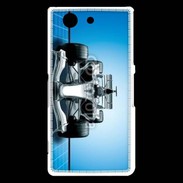 Coque Sony Xperia Z3 Compact Formule 1 sur fond bleu