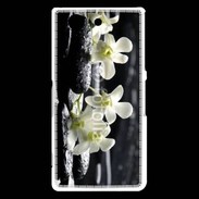 Coque Sony Xperia Z3 Compact Orchidée blanche Zen 11