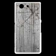Coque Sony Xperia Z3 Compact Rose des vents sur fond en bois