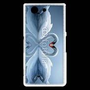 Coque Sony Xperia Z3 Compact Couple de Cygnes