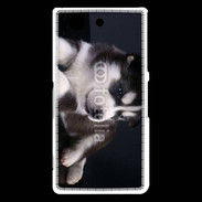 Coque Sony Xperia Z3 Compact Chiot Husky de Sibérie
