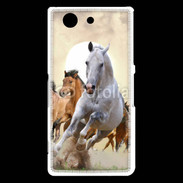 Coque Sony Xperia Z3 Compact Course de chevaux 2