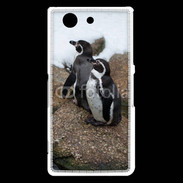 Coque Sony Xperia Z3 Compact 2 pingouins